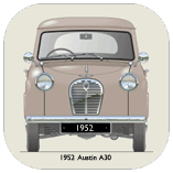 Austin A30 4 door saloon 1952 version Coaster 1